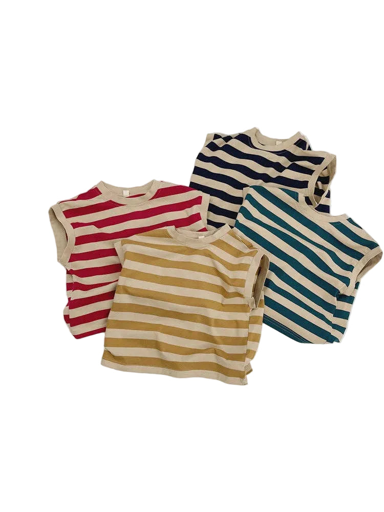 Mini Dutch | Striped Cotton Tank Top