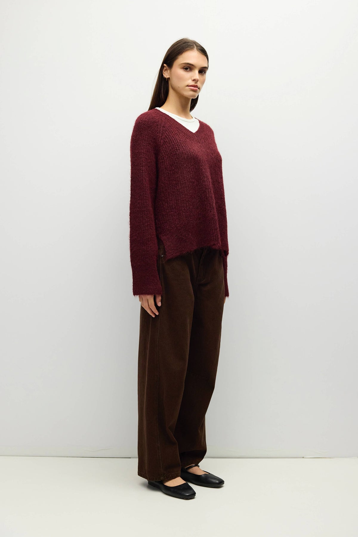 The Olivia Sweater | V Neck Sweater