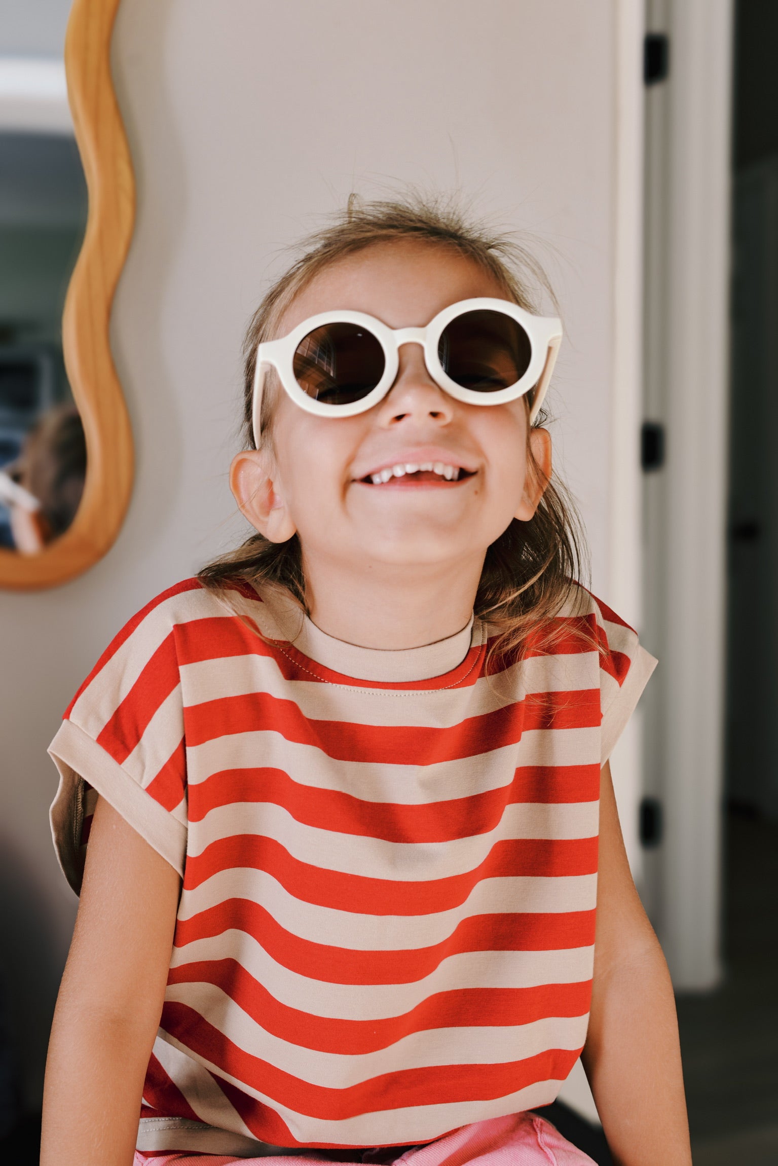 Mini Dutch | Striped Cotton Tank Top