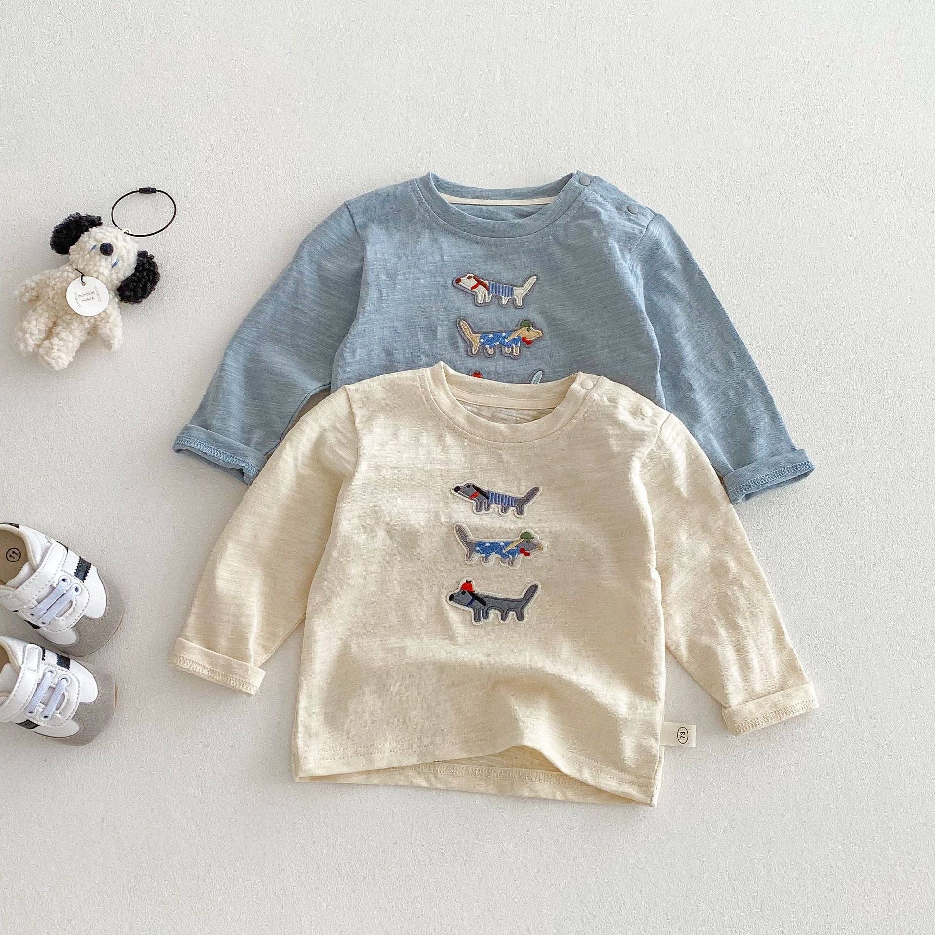 Mini Dutch | Embroidered Woof Woof Shirt