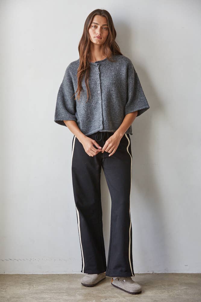 Knit Quarter Sleeve Sweater
