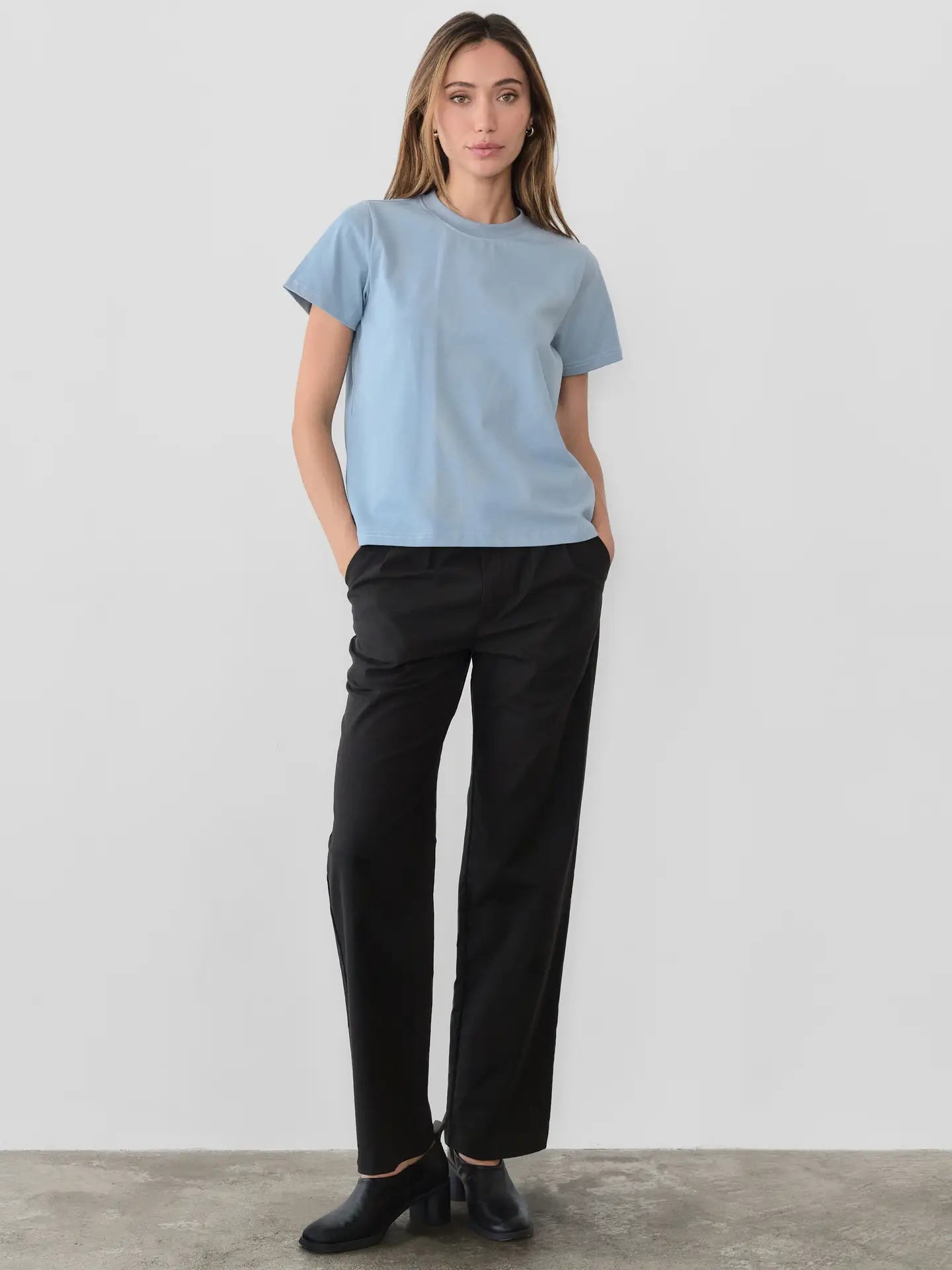 Heidi Everyday Tee in Blue image 2