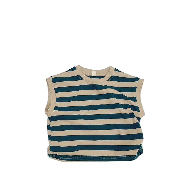 Mini Dutch | Striped Cotton Tank Top