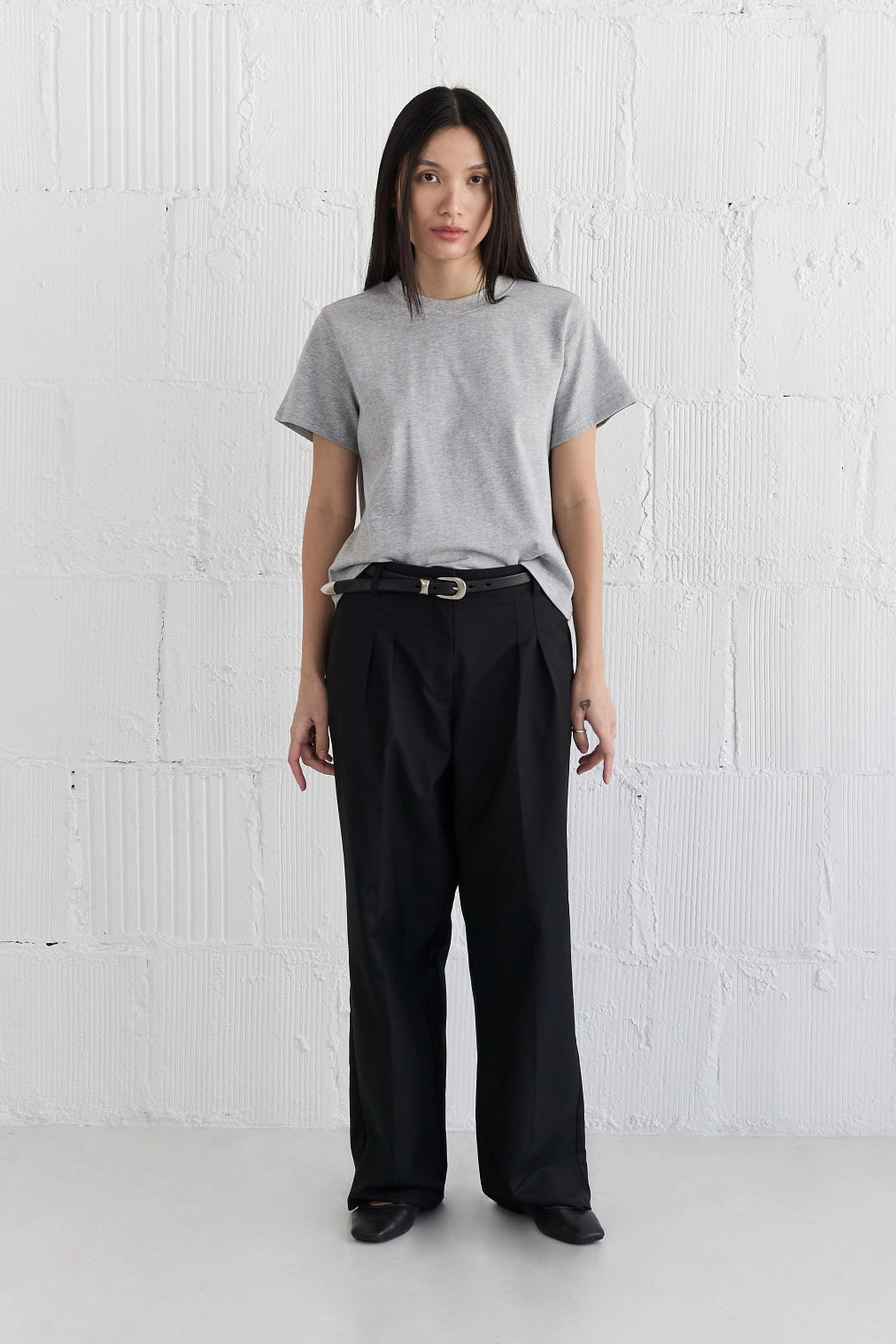 Heidi Everyday Tee in Heather Grey image 5