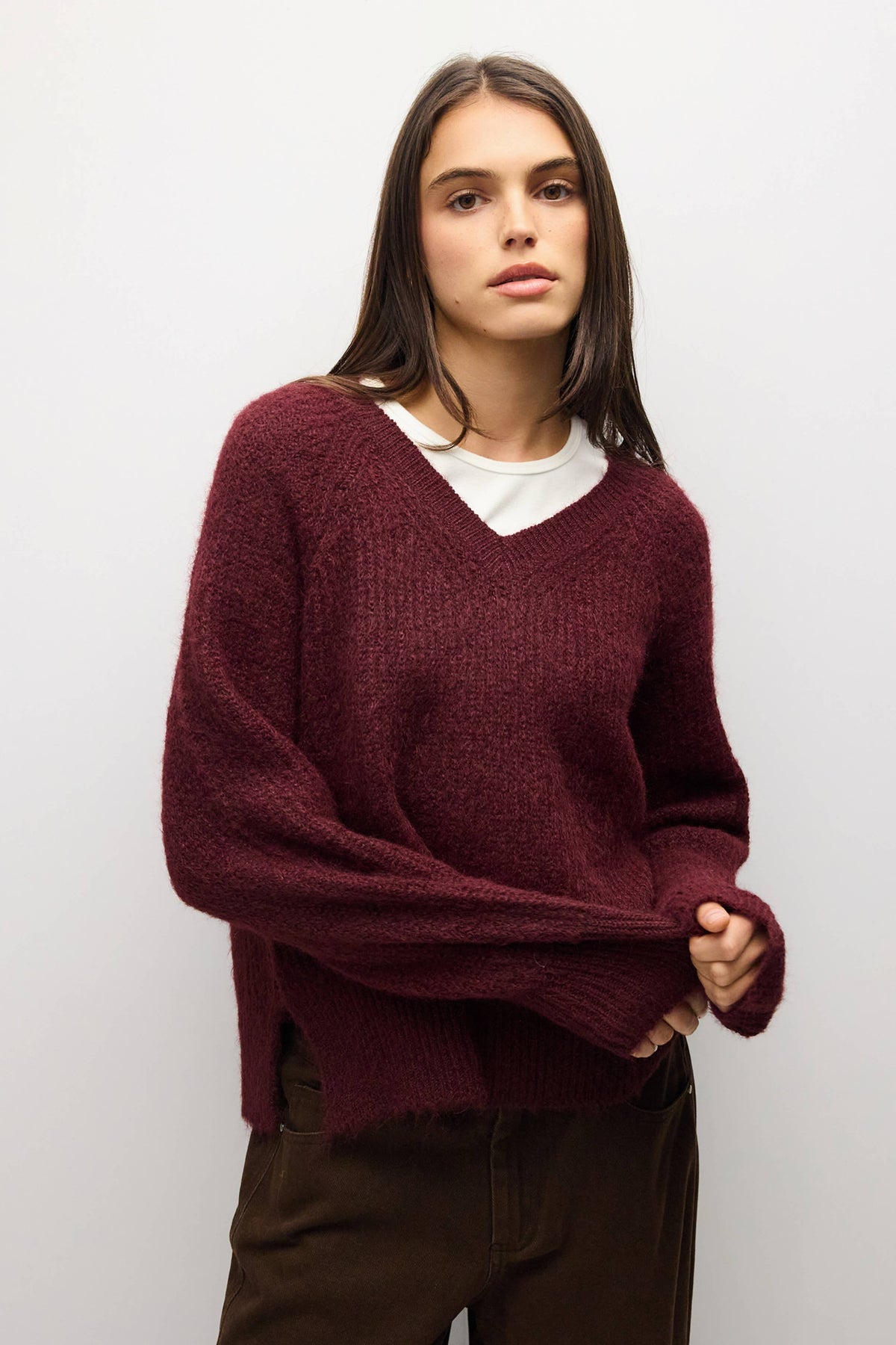The Olivia Sweater | V Neck Sweater