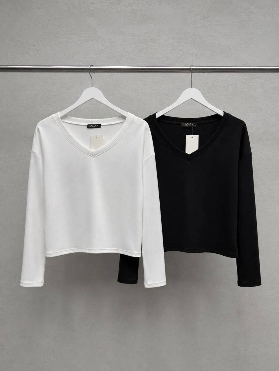 The Weekend Edit V‑Neck Pullover