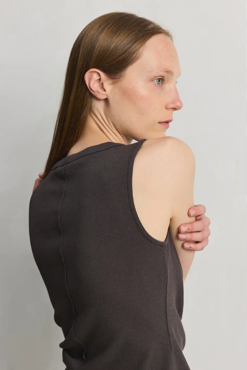 Ramona Tank in Charcoal image 3