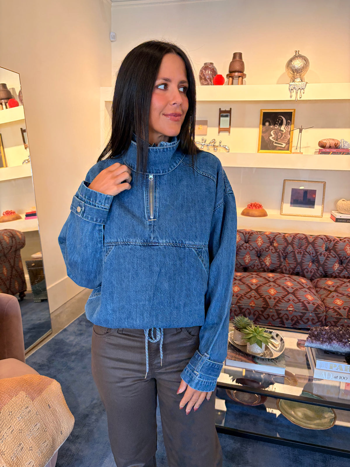 Summit Denim Pullover