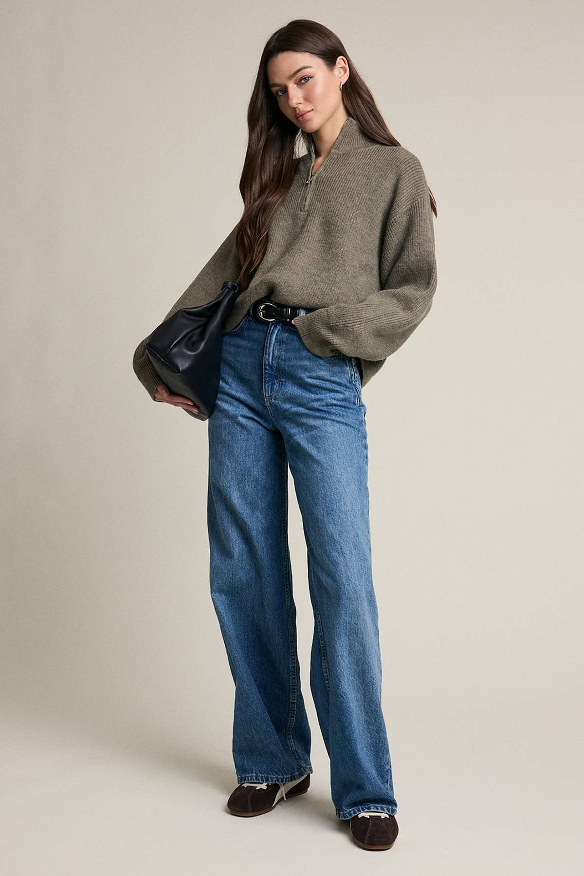 Everette Quarter Zip Sweater