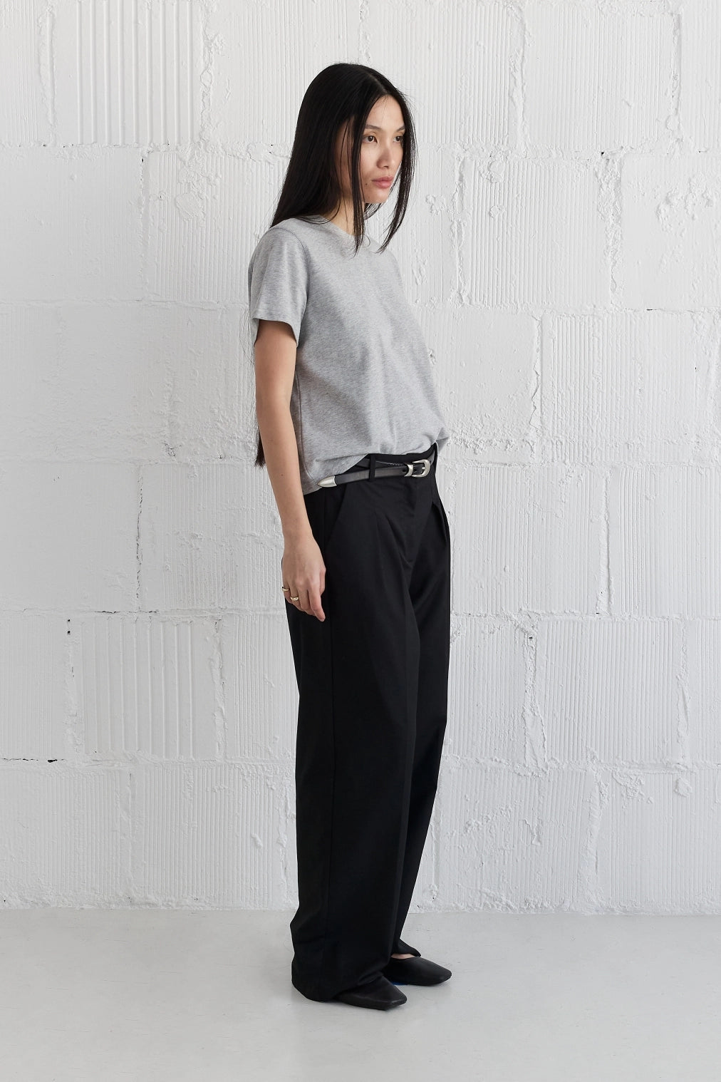 Heidi Everyday Tee in Heather Grey image 6