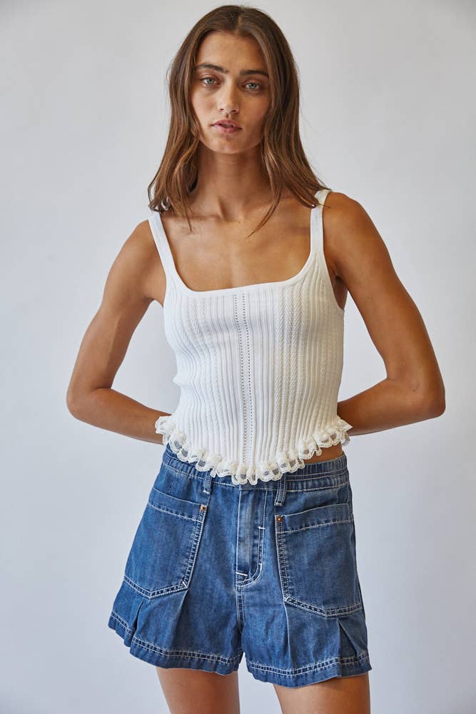 Enzo Knit Corset Top
