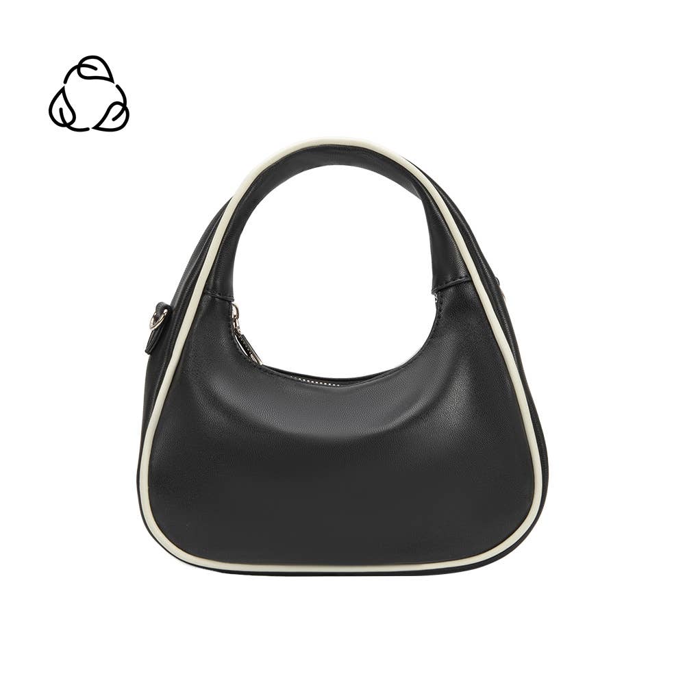 Sarita Structured Crossbody Bag in Black