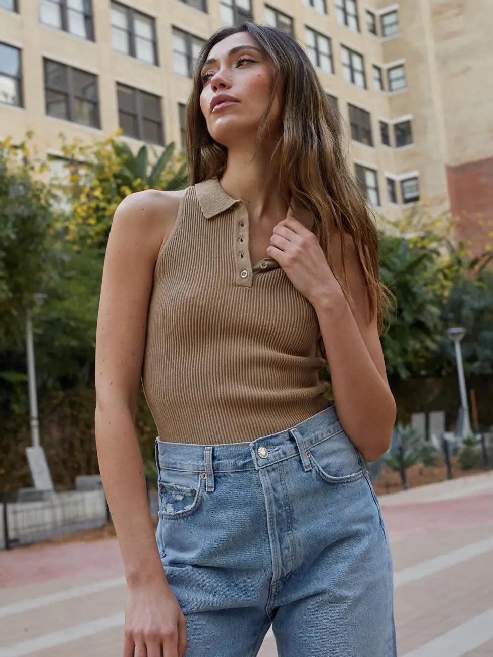 Kel Rib Knit Top image 0