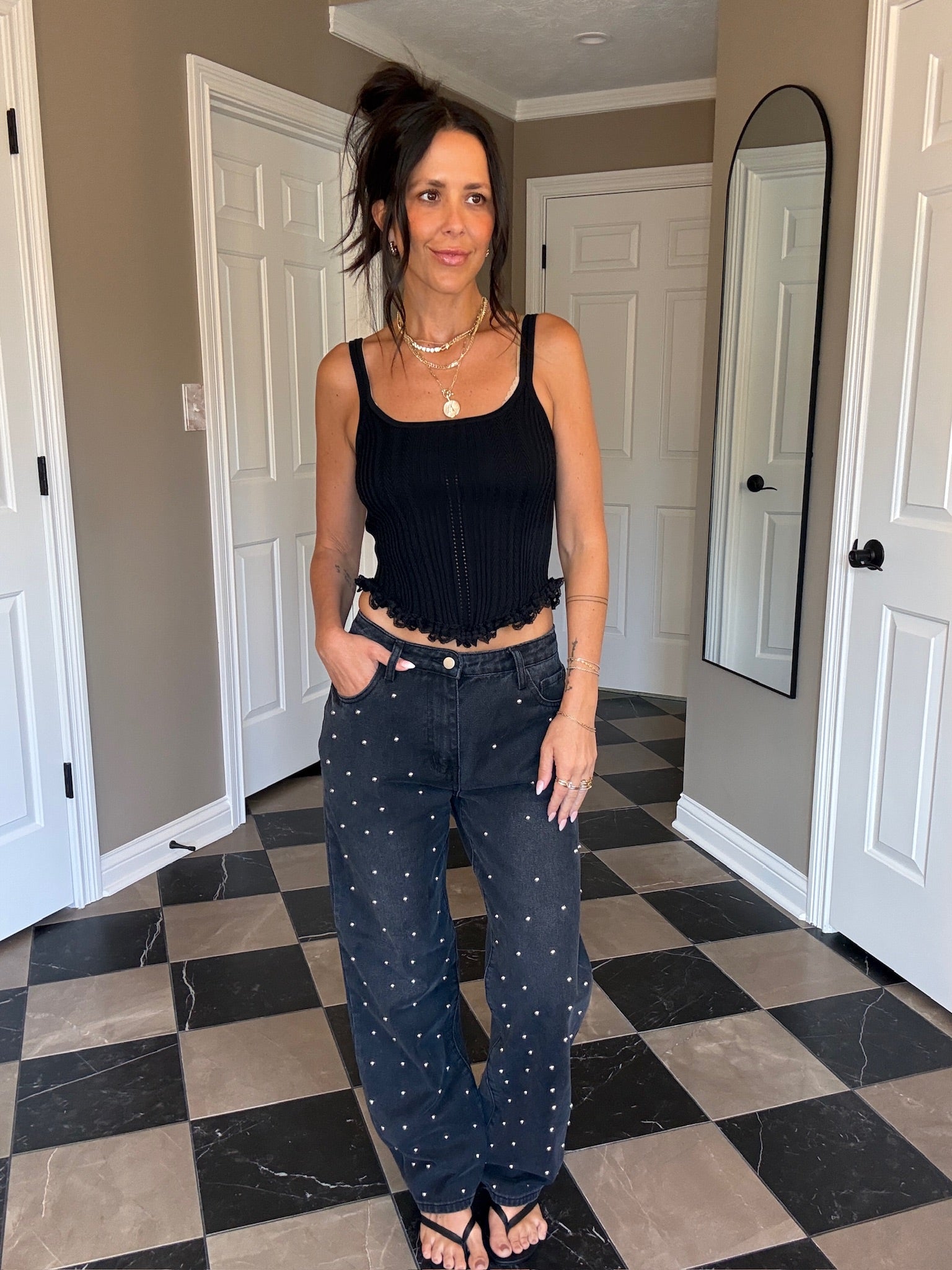 Enzo Knit Corset Top