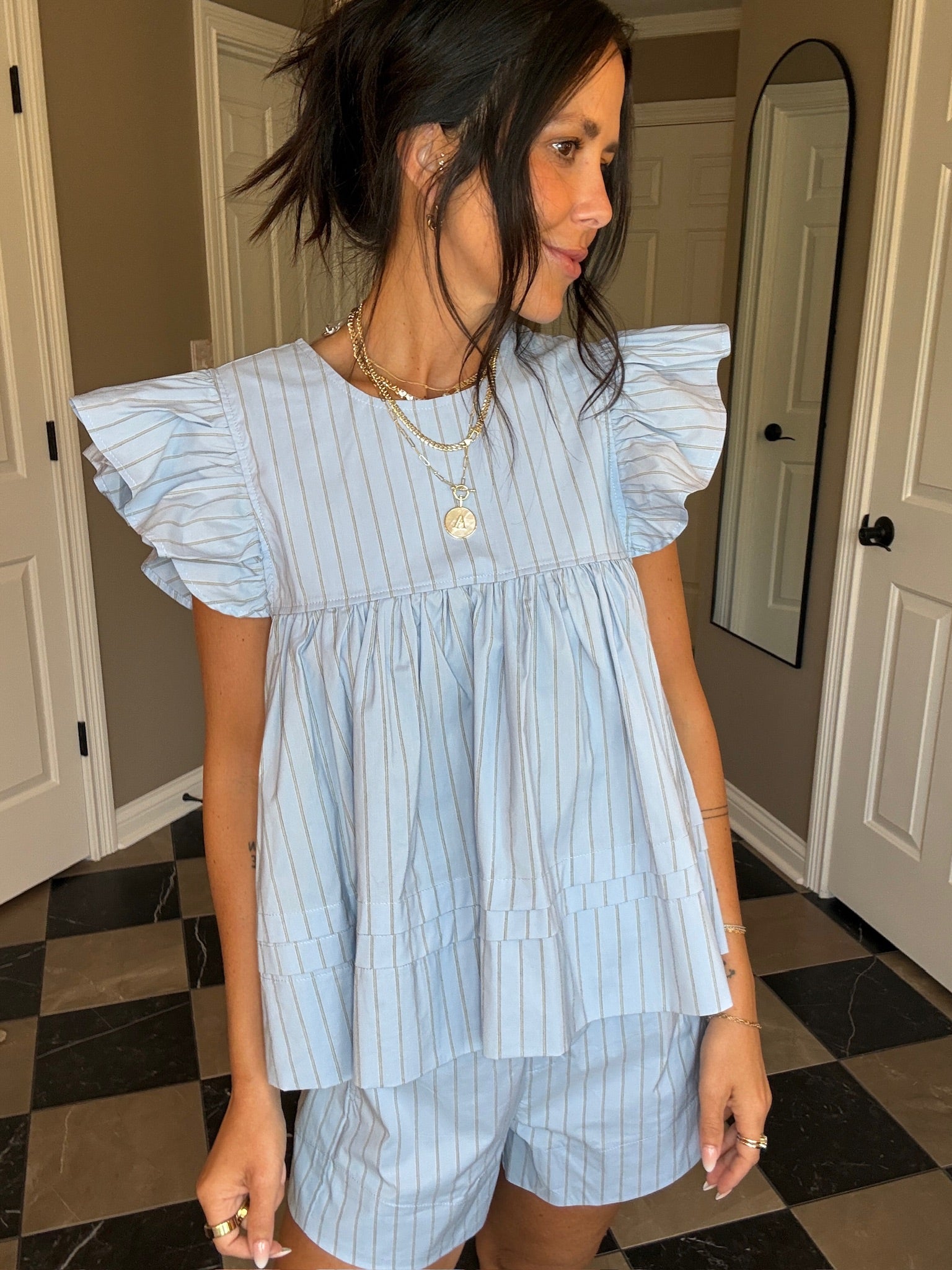 Simone Striped Top