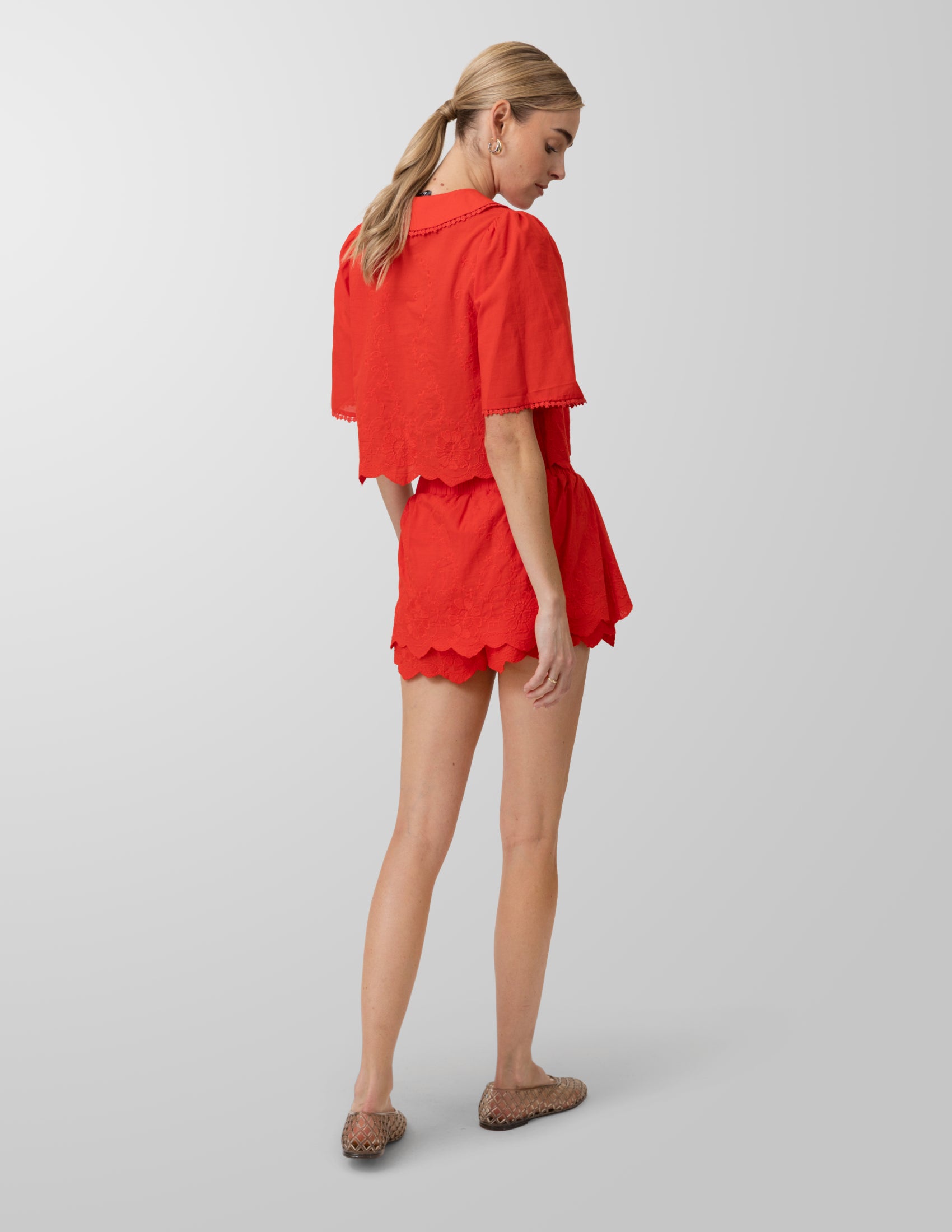 Rou Scalloped Skort