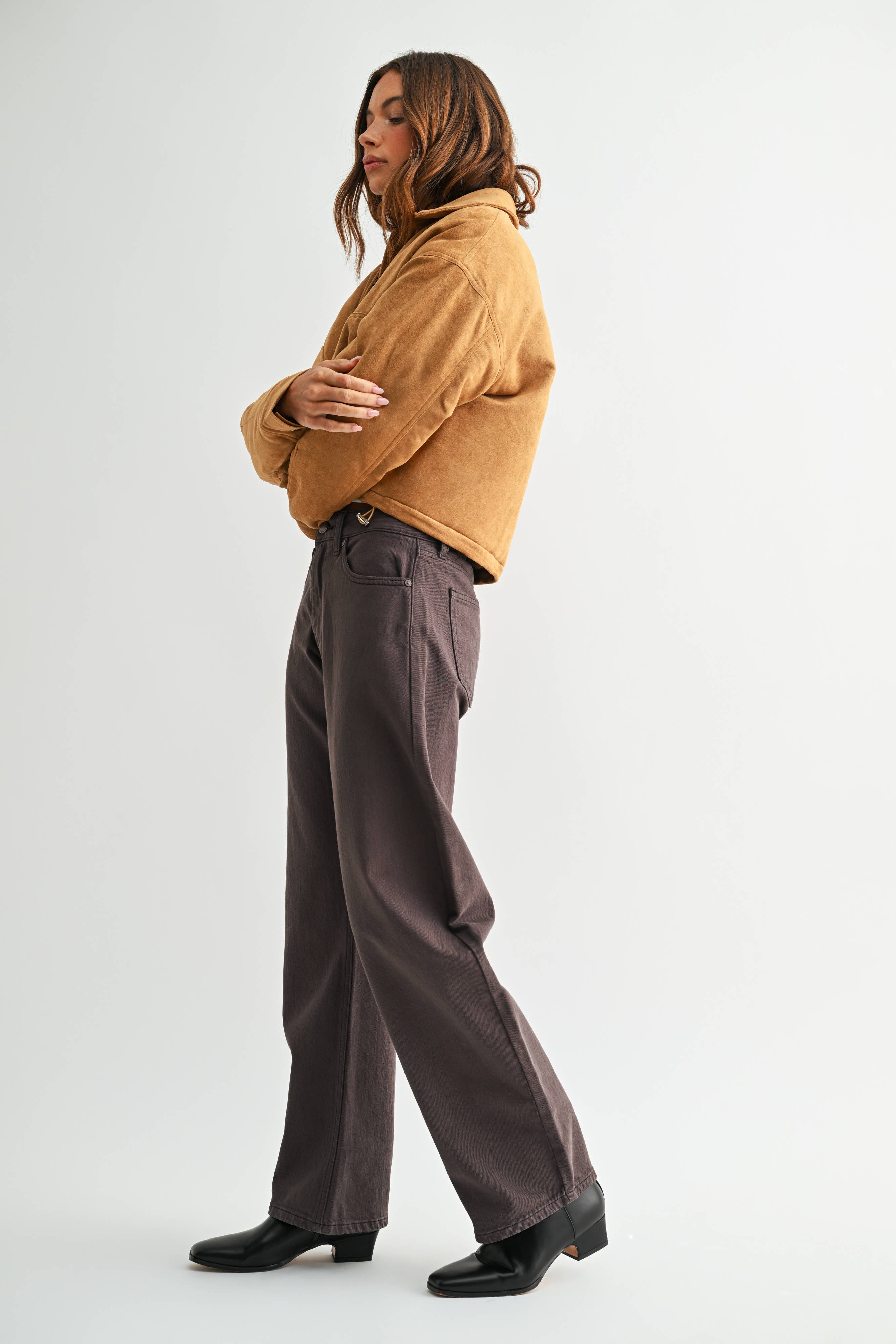 Benny Chocolate Brown Jeans