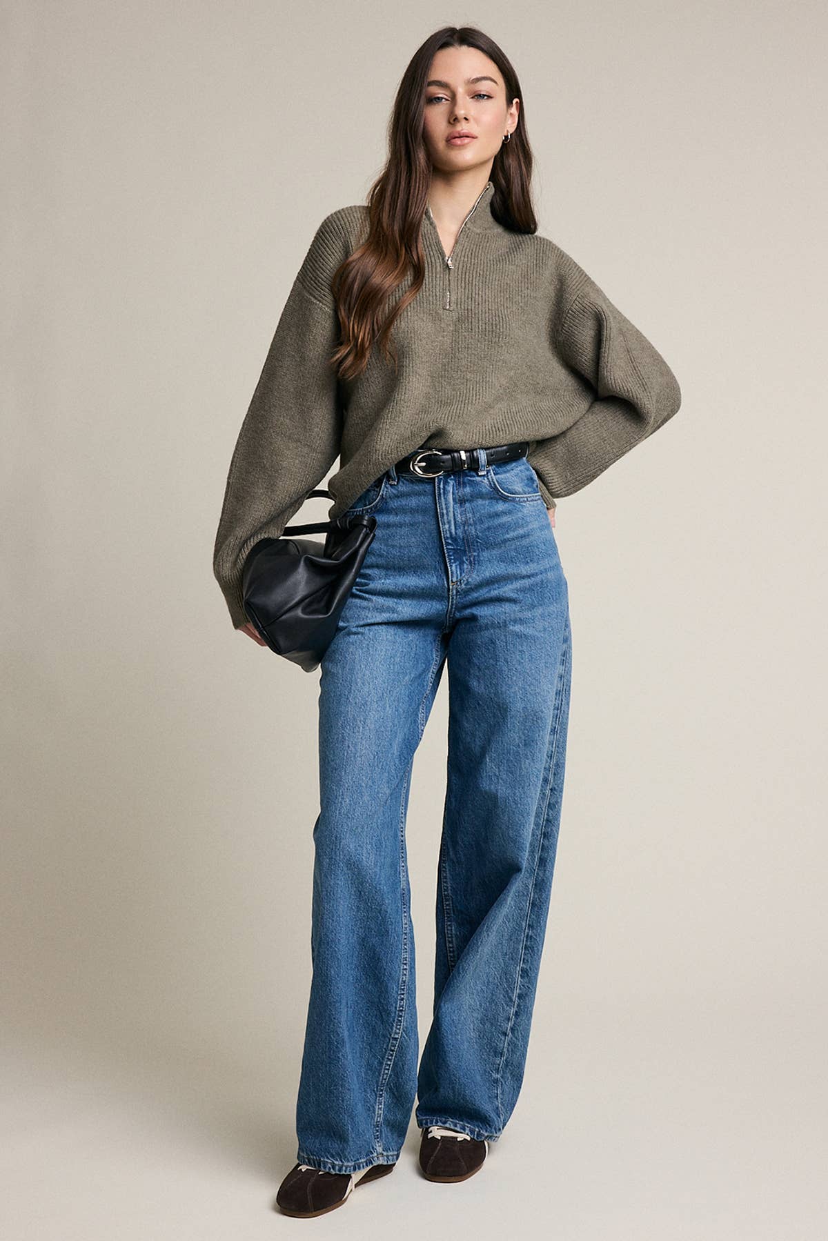 Everette Quarter Zip Sweater