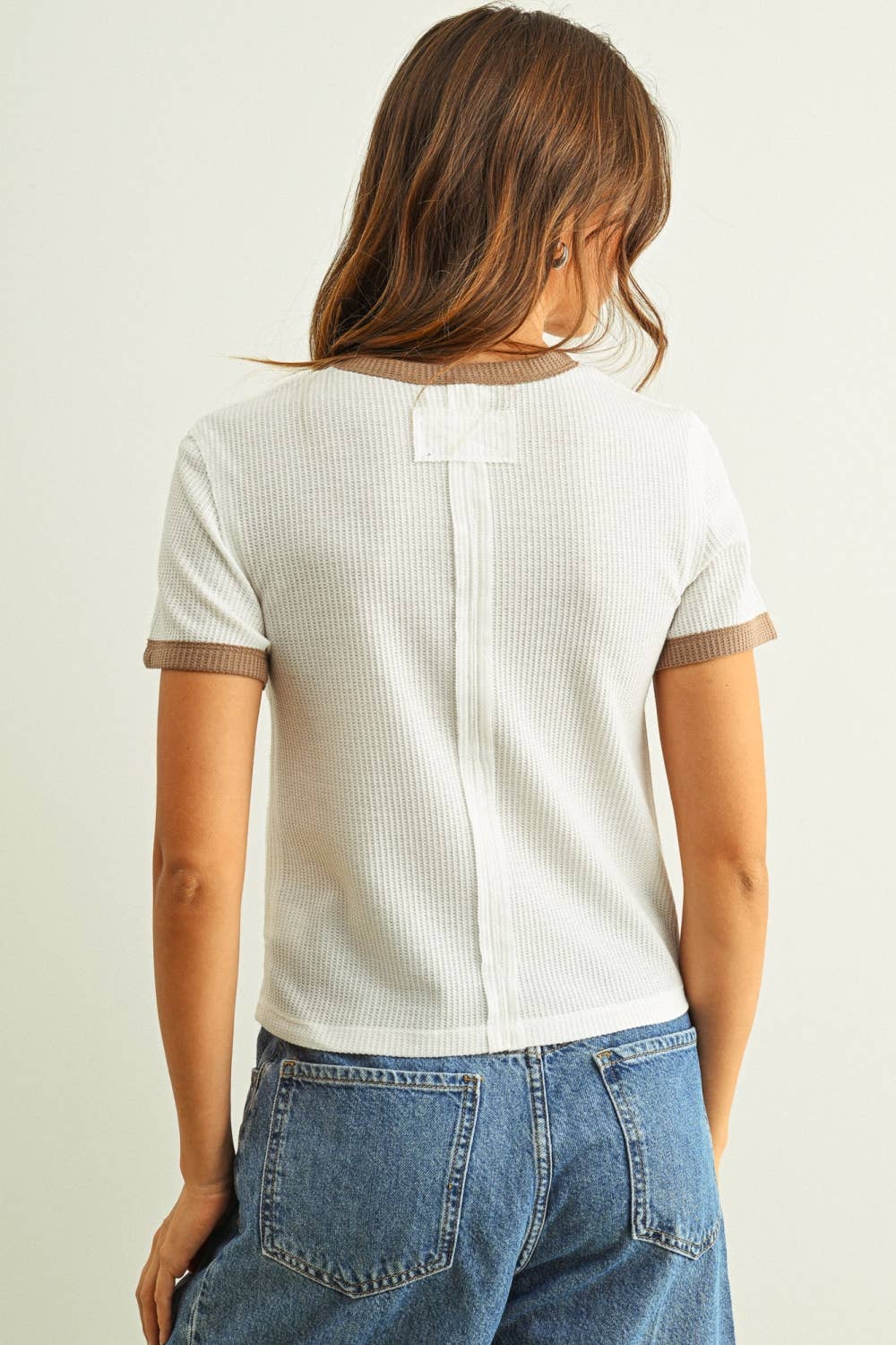 Kellen Waffle Knit Tee