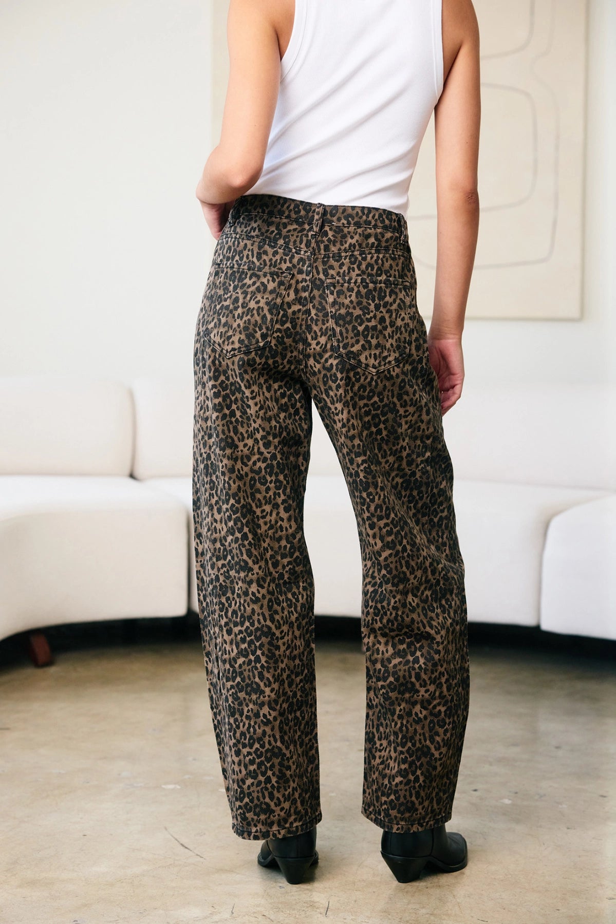 Joey Leopard Denim image 4
