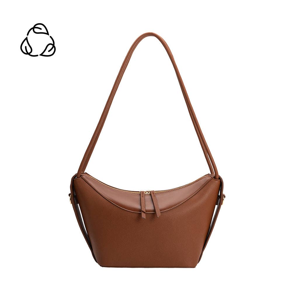 Wesley Saddle Recycled Vegan Leather Shoulder Bag
