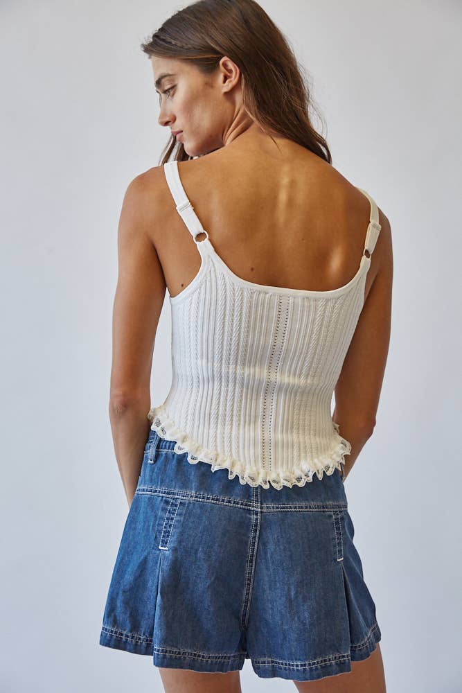 Enzo Knit Corset Top