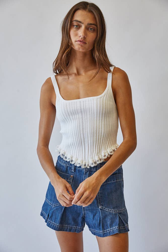 Enzo Knit Corset Top