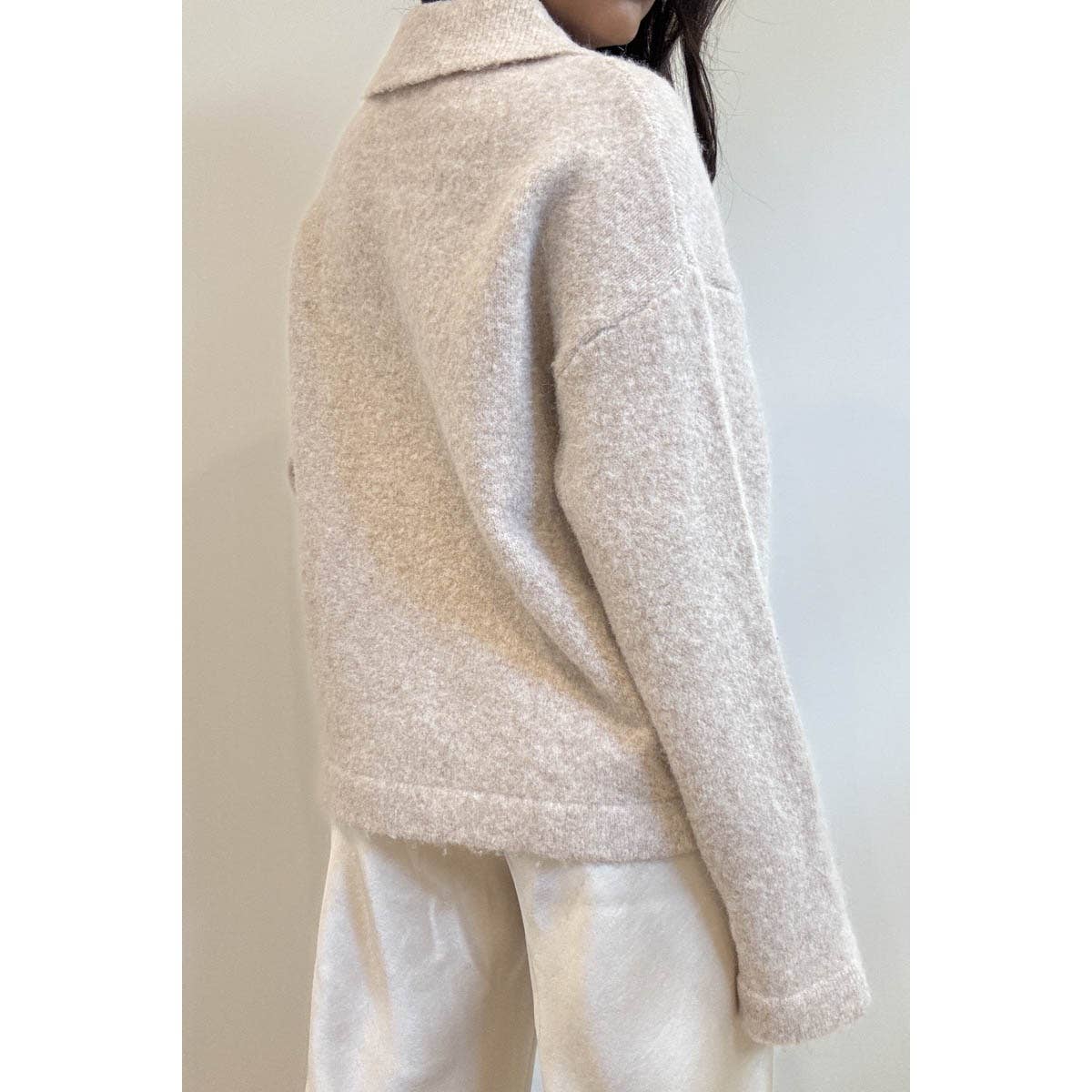 Clem Oversized Collar Sweater