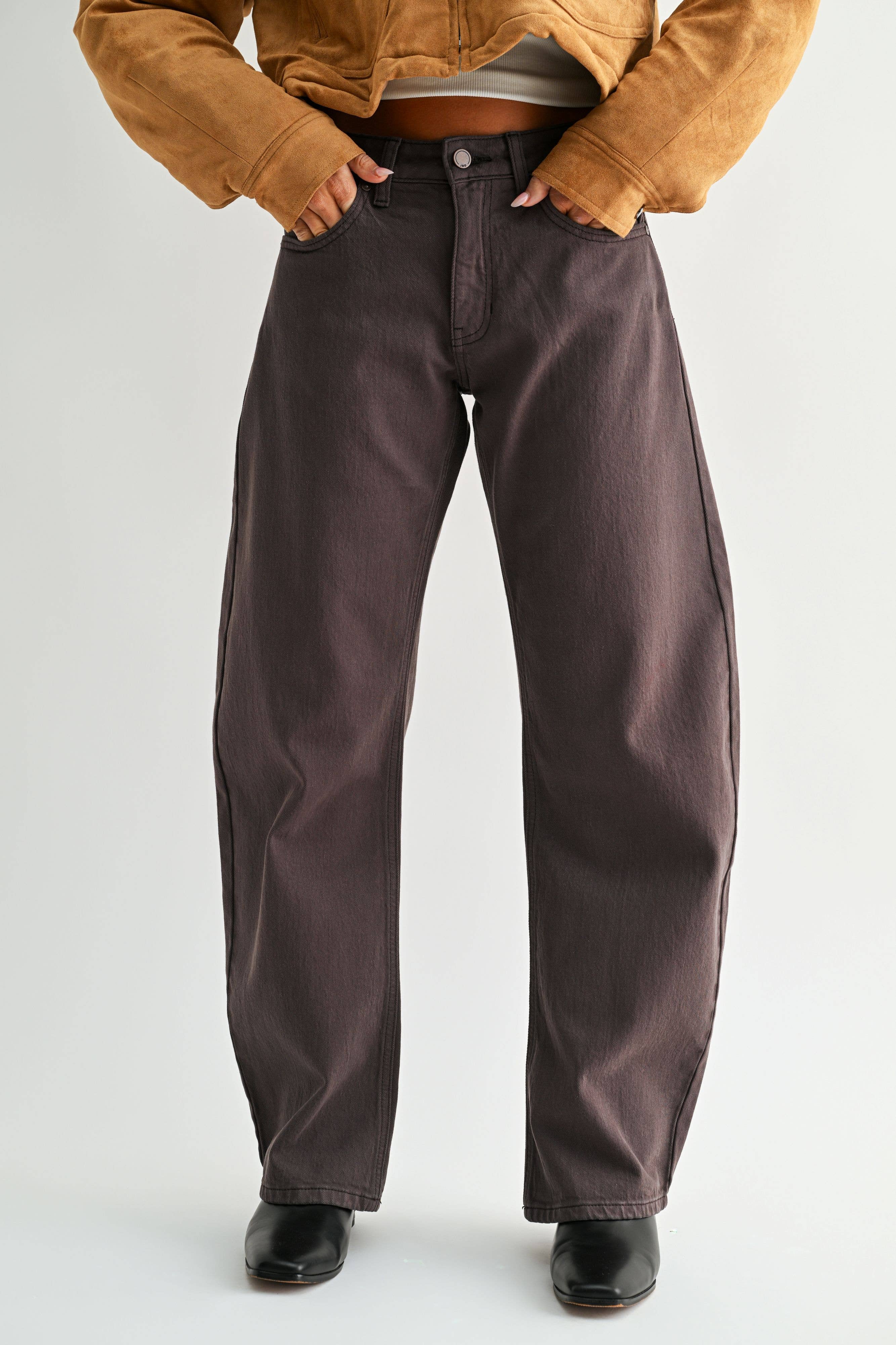 Benny Chocolate Brown Jeans