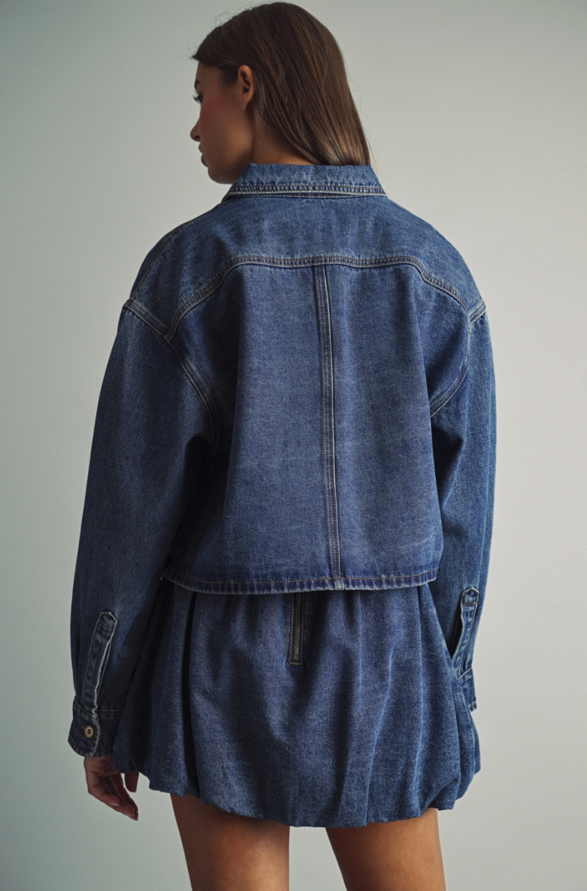 Indigo Denim Top