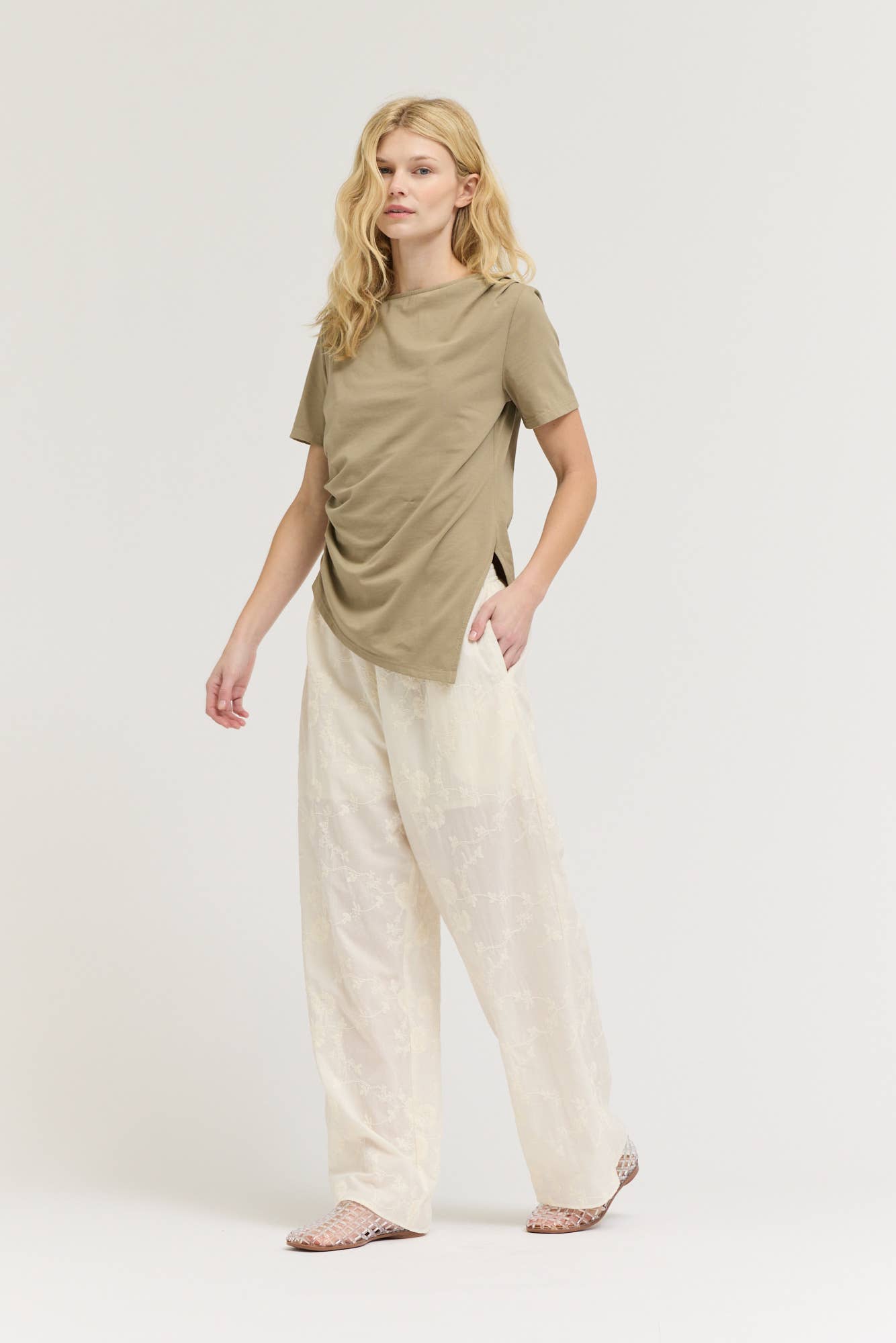 Asymmetric Jersey Tee
