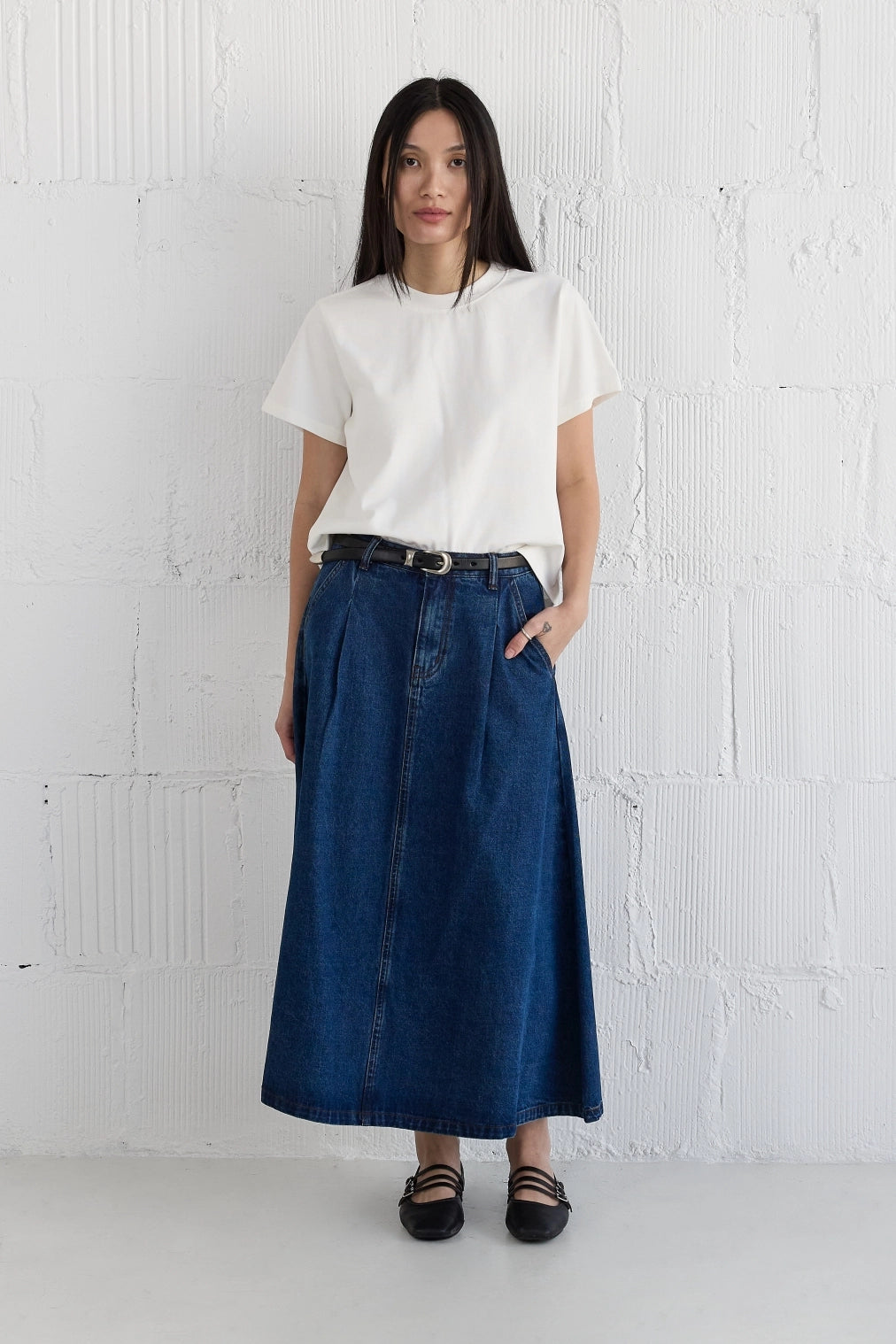 Heidi Everyday Tee in White image 5