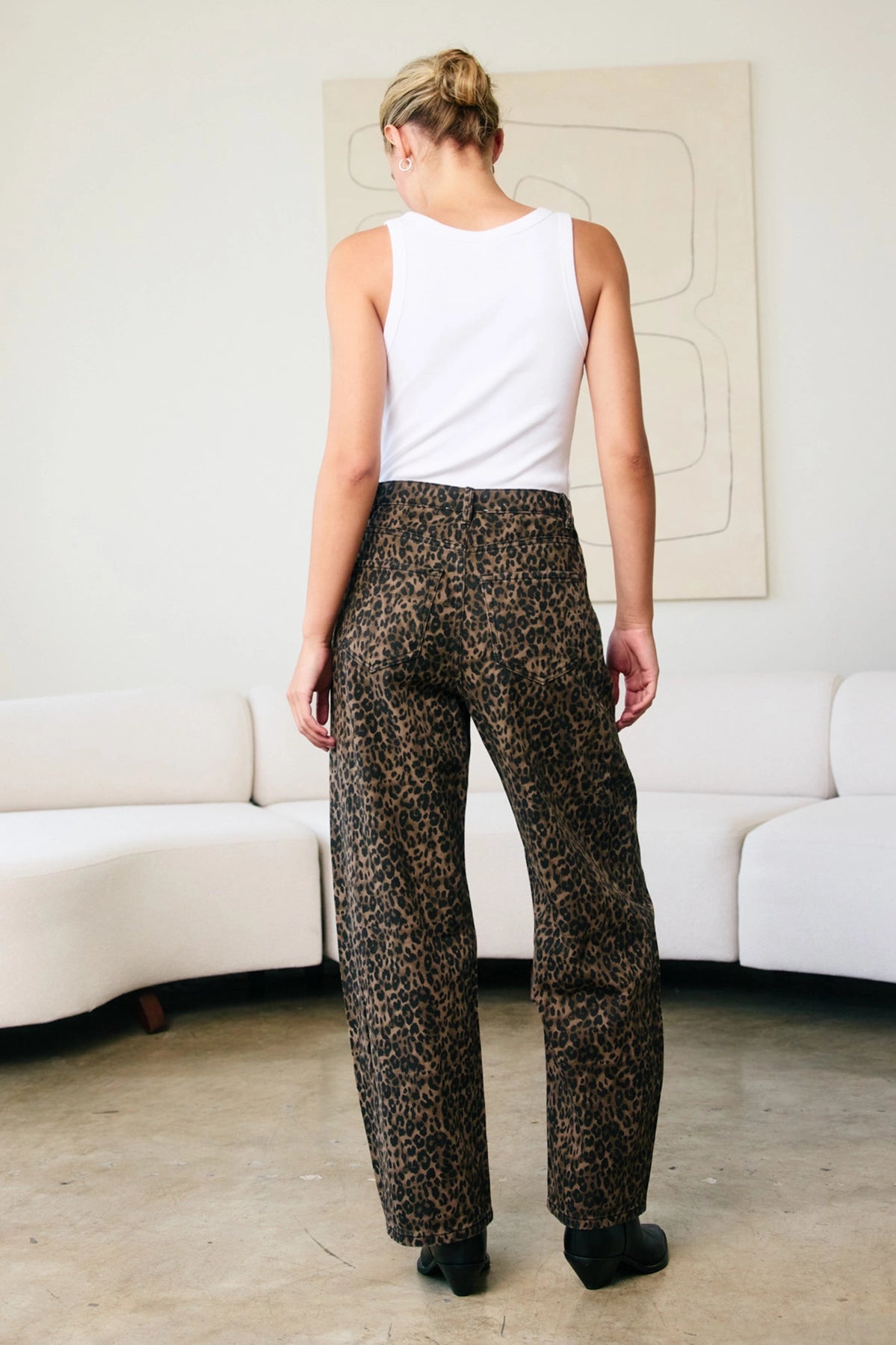 Joey Leopard Denim image 5