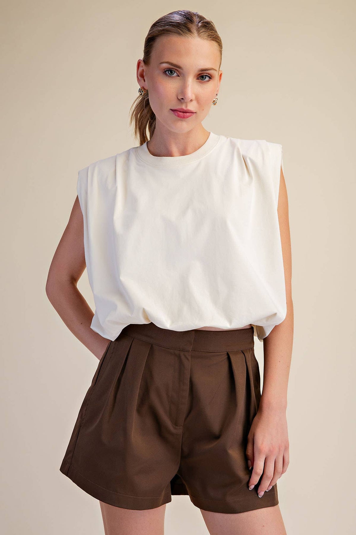 Sutton Shoulder Pad Top