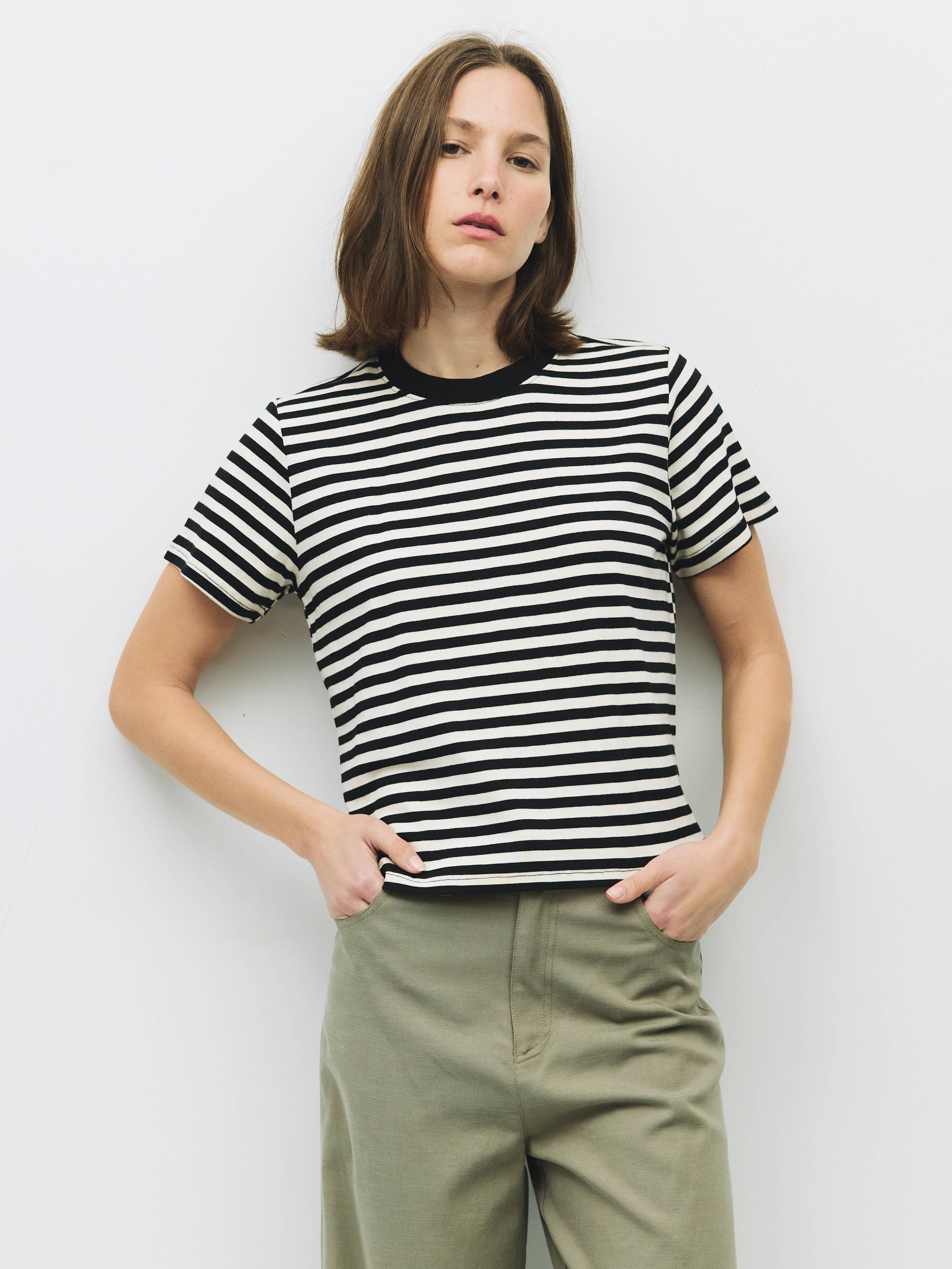 The Cooper Top | Striped T-Shirt