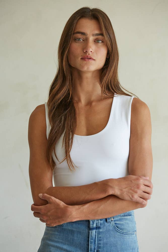 KELLY TANK | DOUBLE LAYERED SEAMLESS TOP