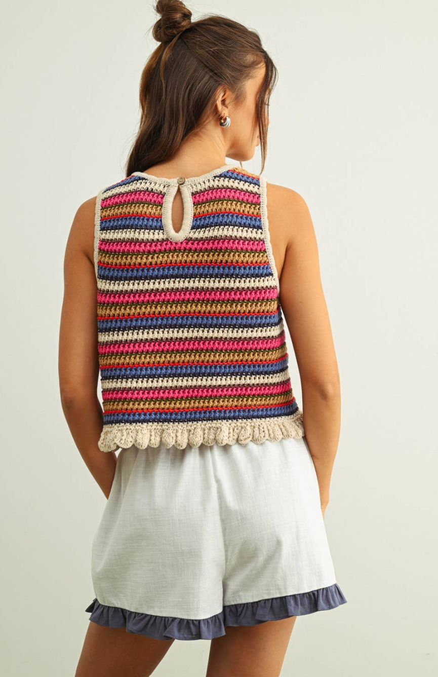 Multi Color Knit Top