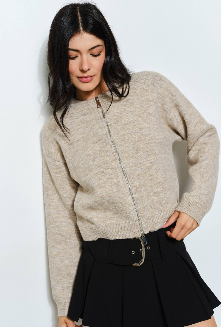 Parker Zip Cardigan