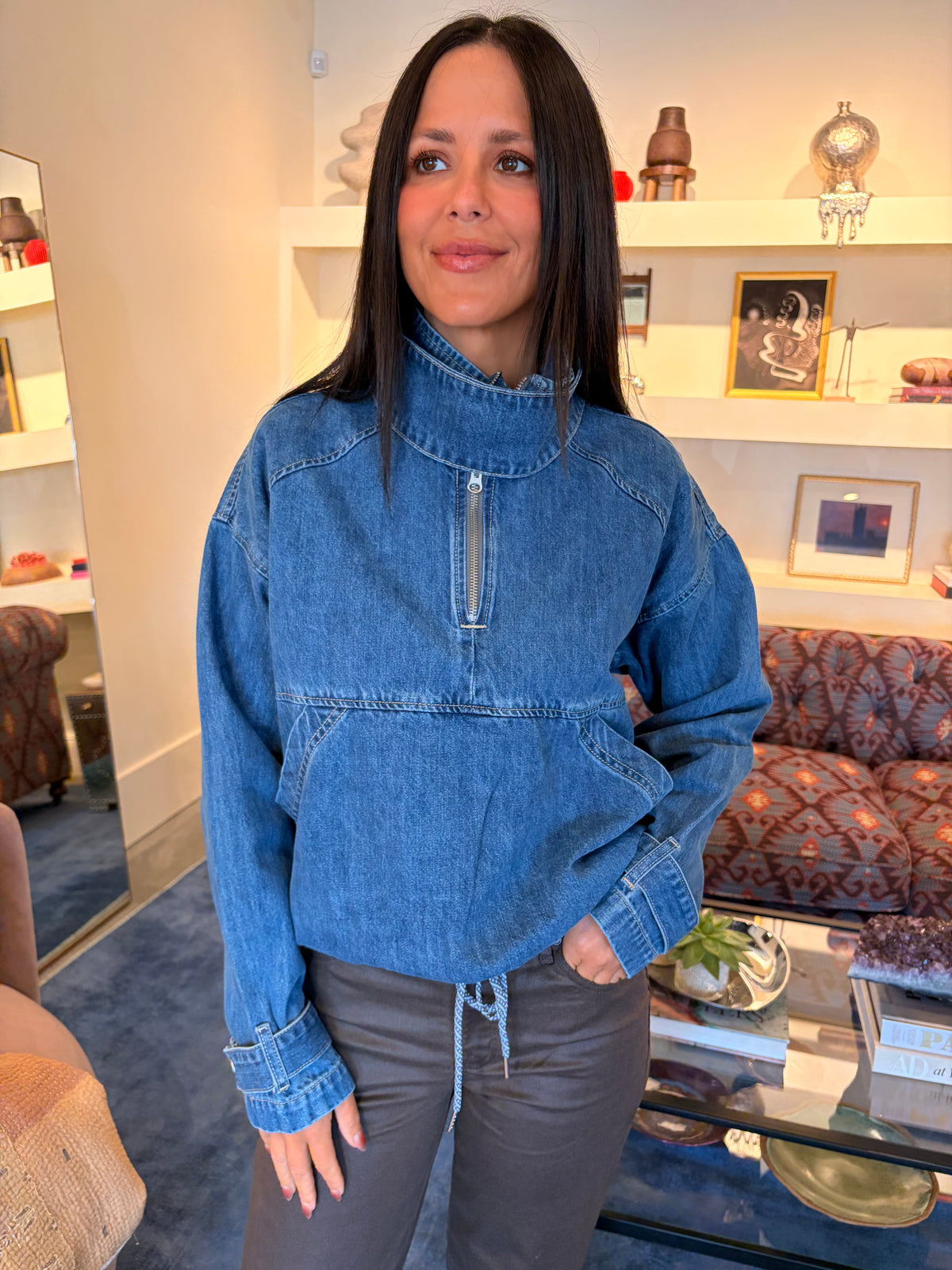 Summit Denim Pullover