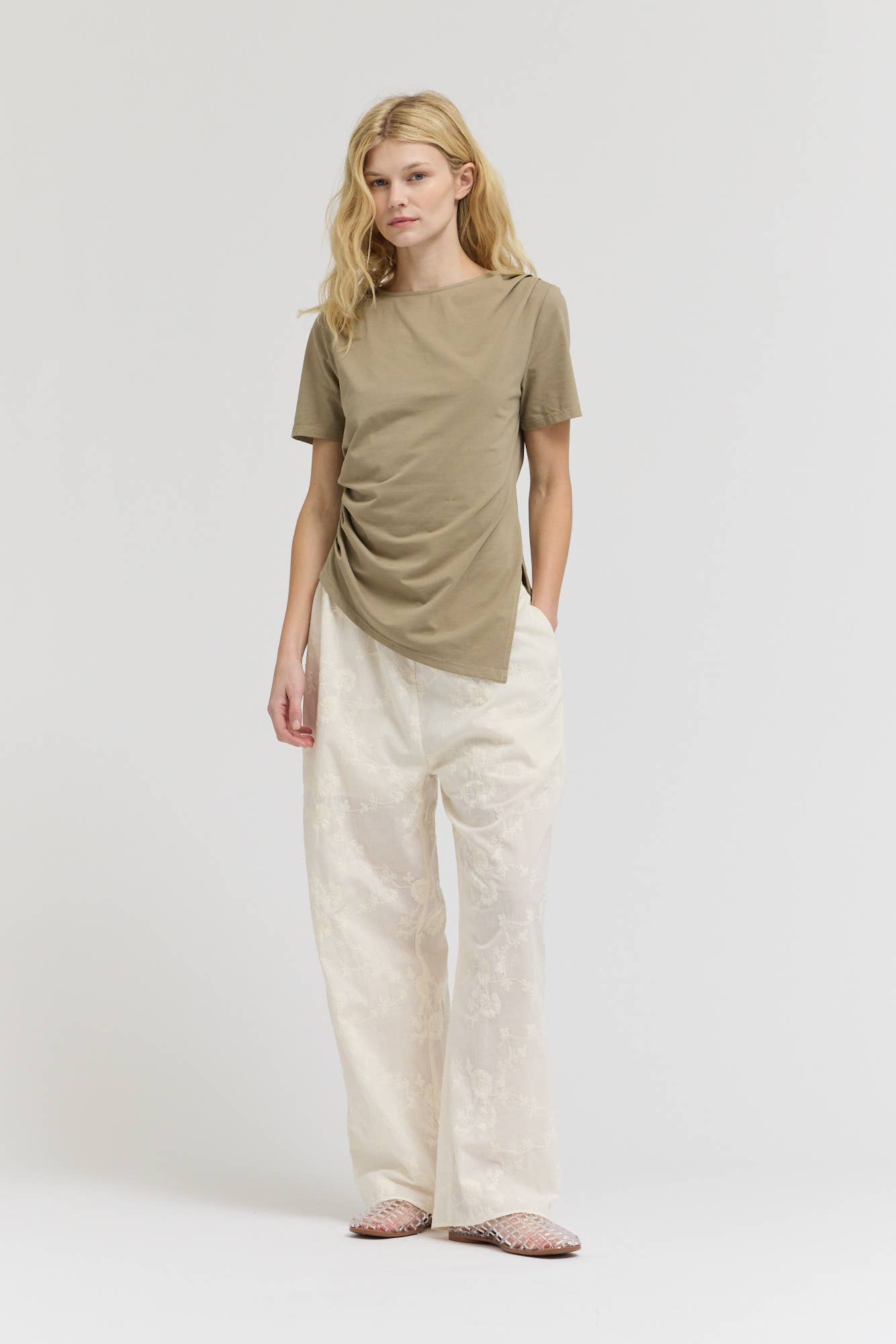Asymmetric Jersey Tee