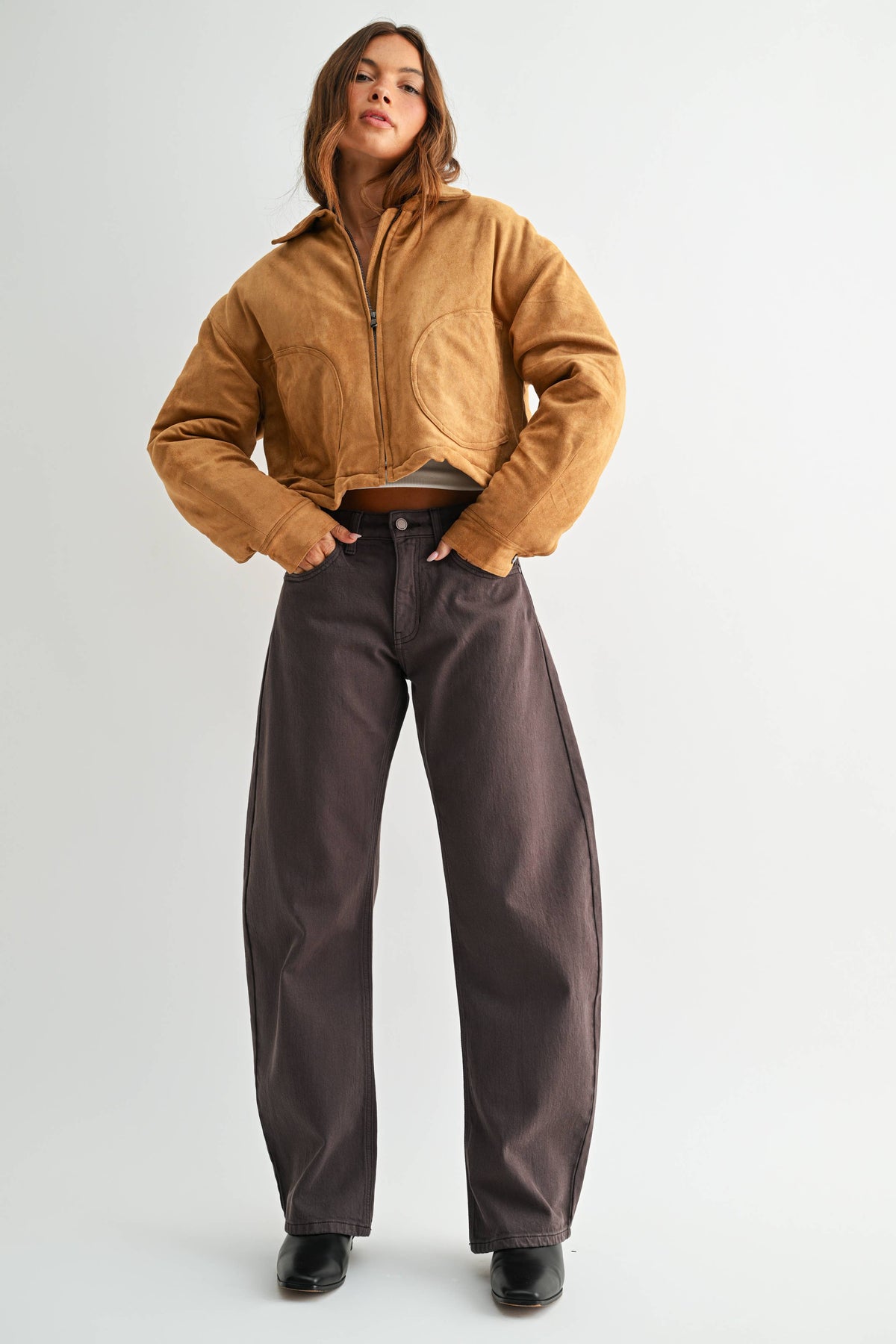 Benny Chocolate Brown Jeans