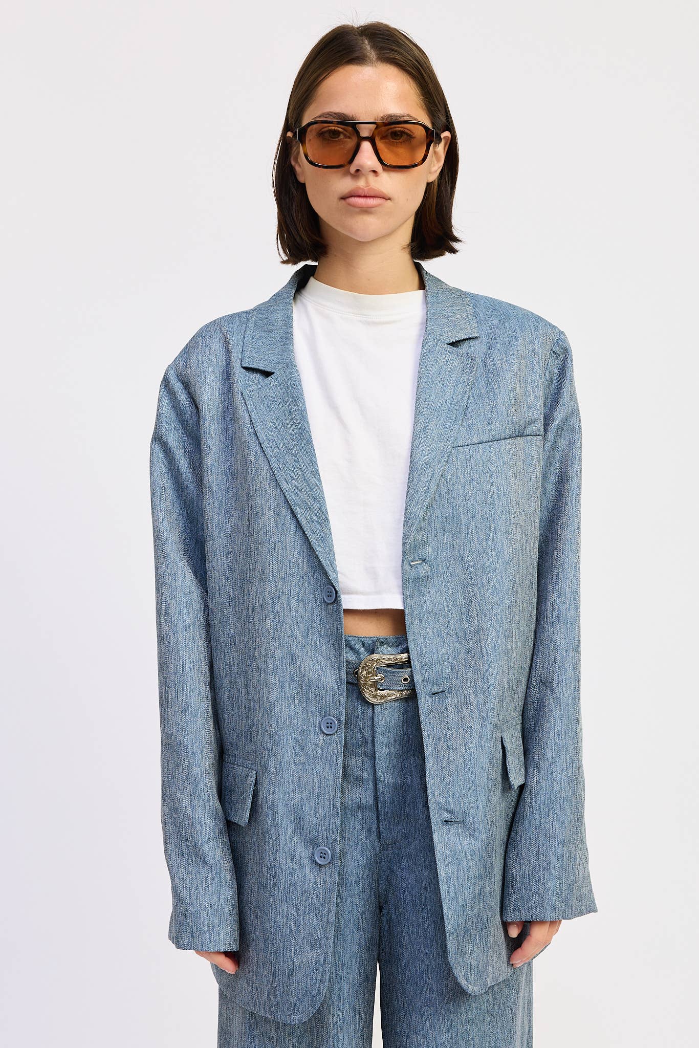 OVERSIZED Denim BLAZER