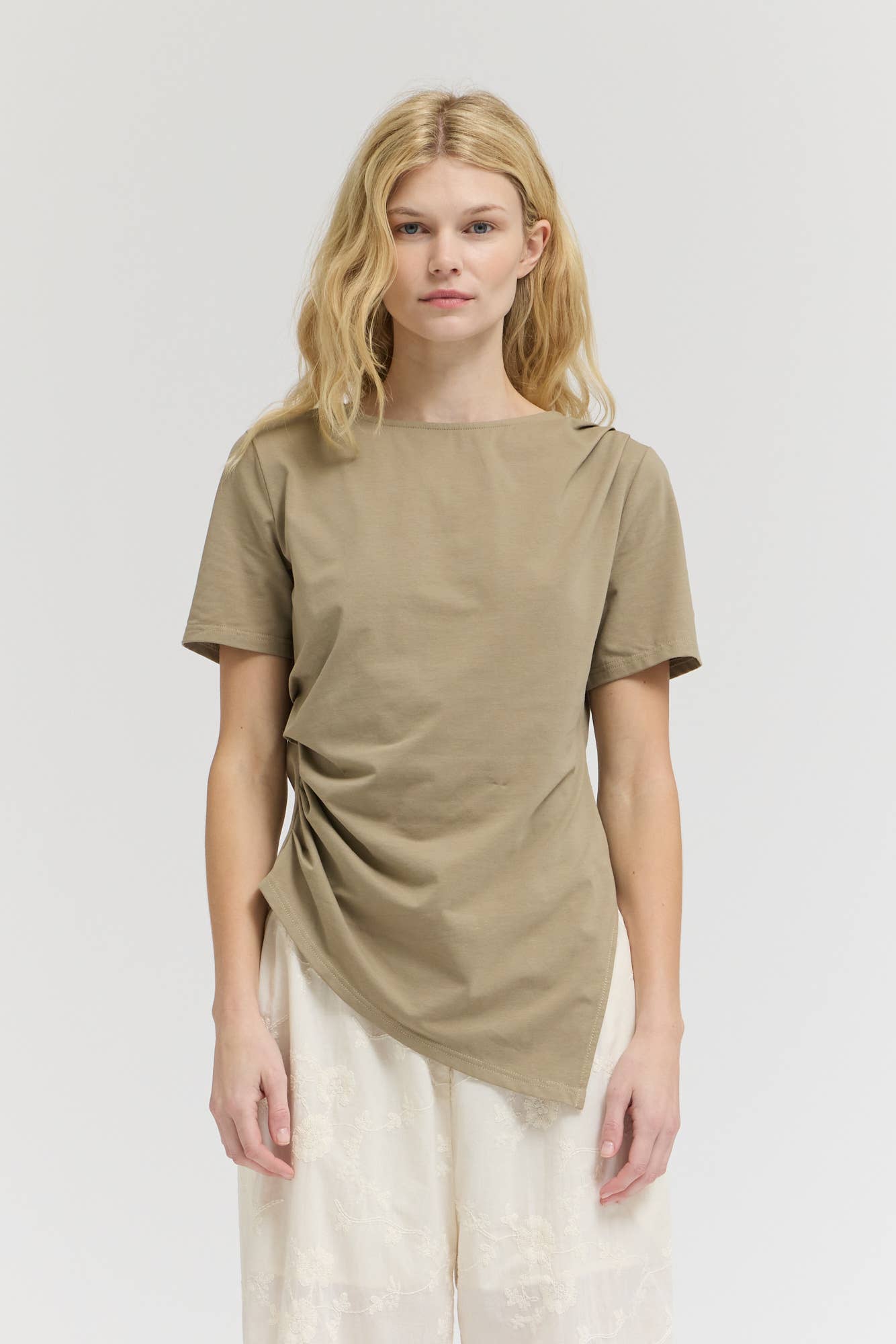 Asymmetric Jersey Tee