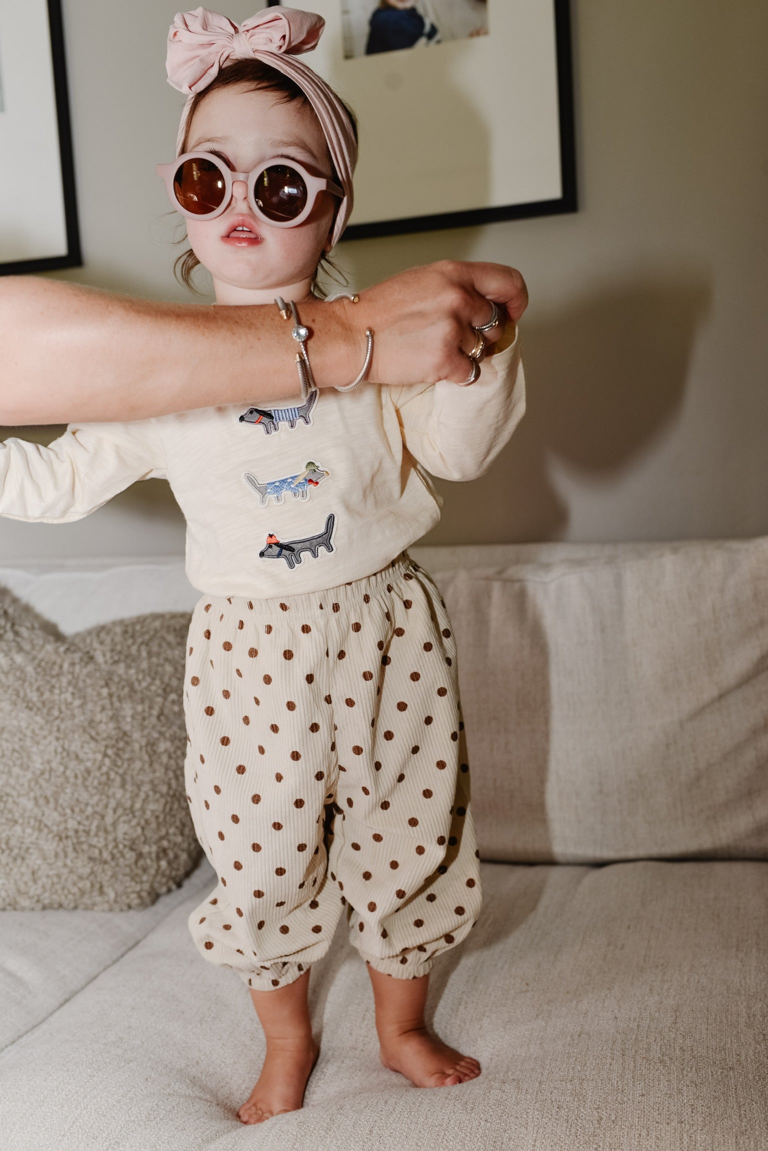 Mini Dutch | Polka Dot Balloon Pant