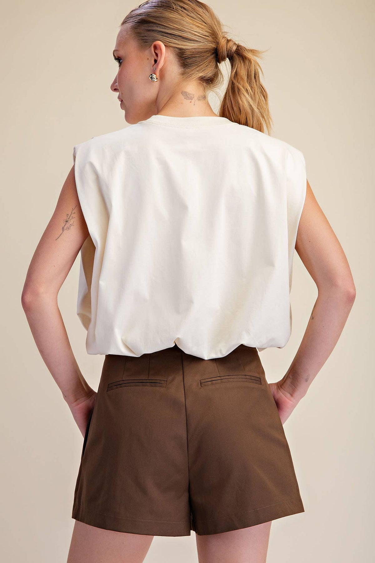 Sutton Shoulder Pad Top