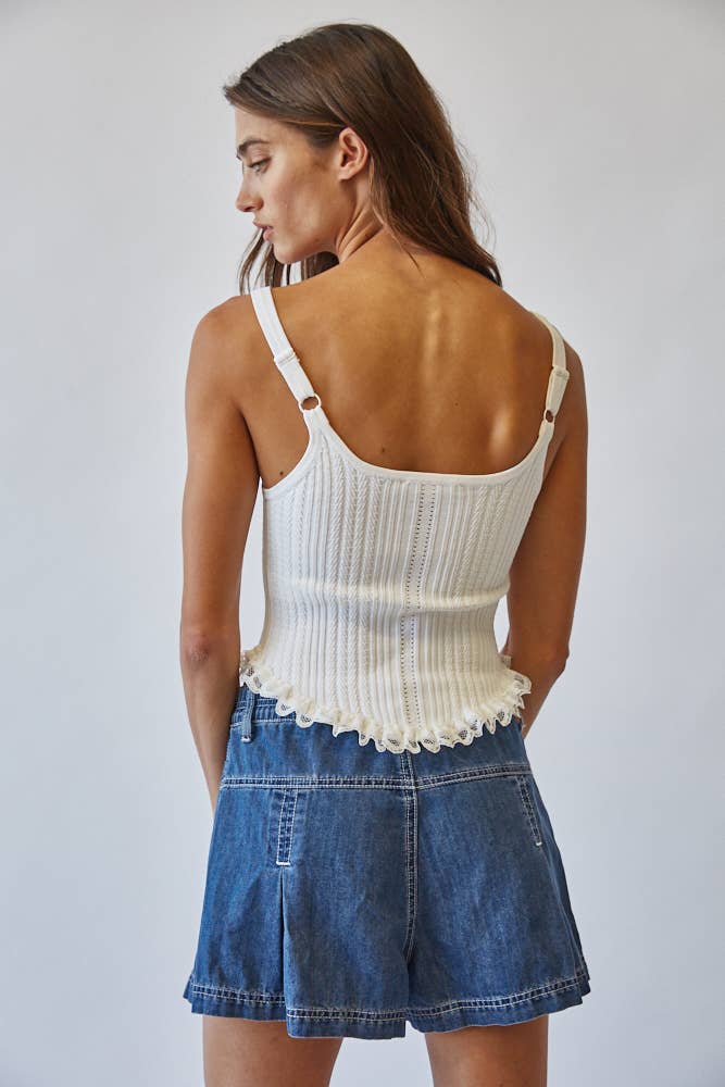 Enzo Knit Corset Top