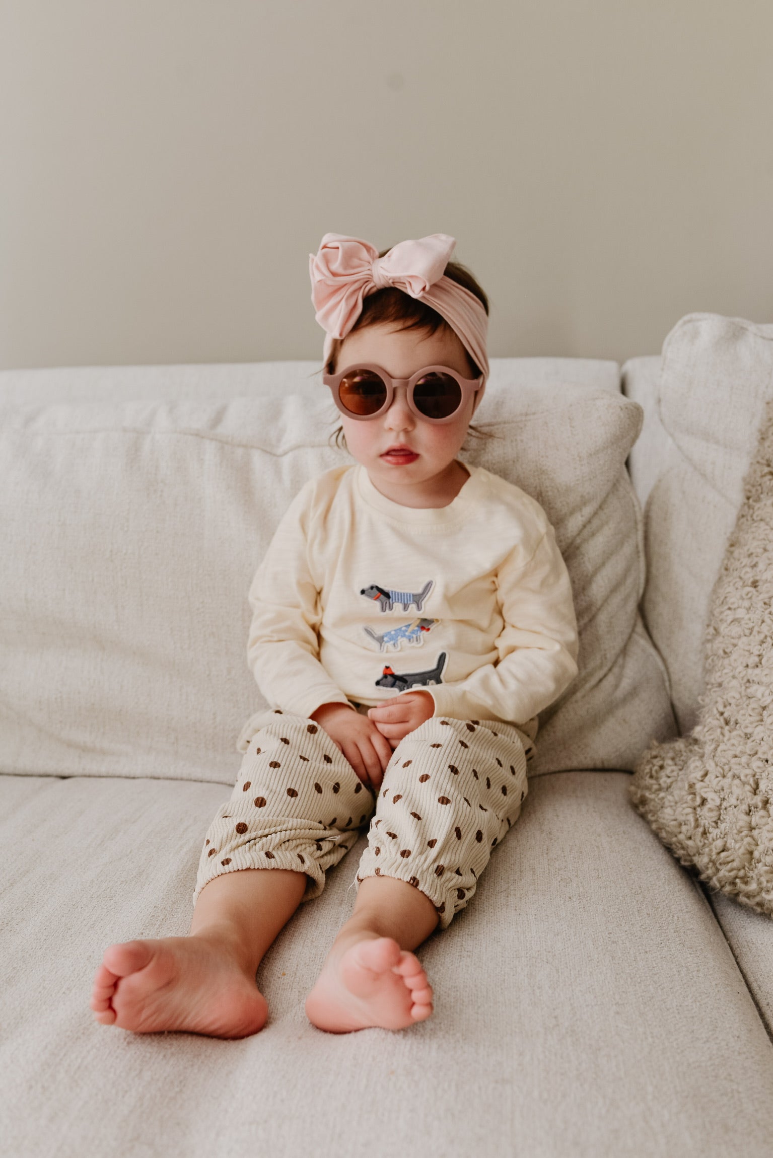Mini Dutch | Embroidered Woof Woof Shirt