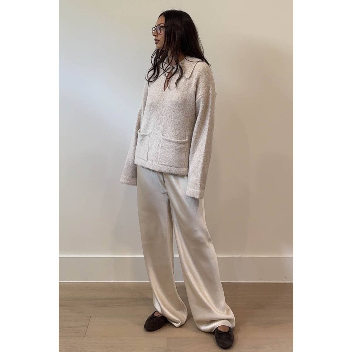 Clem Oversized Collar Sweater