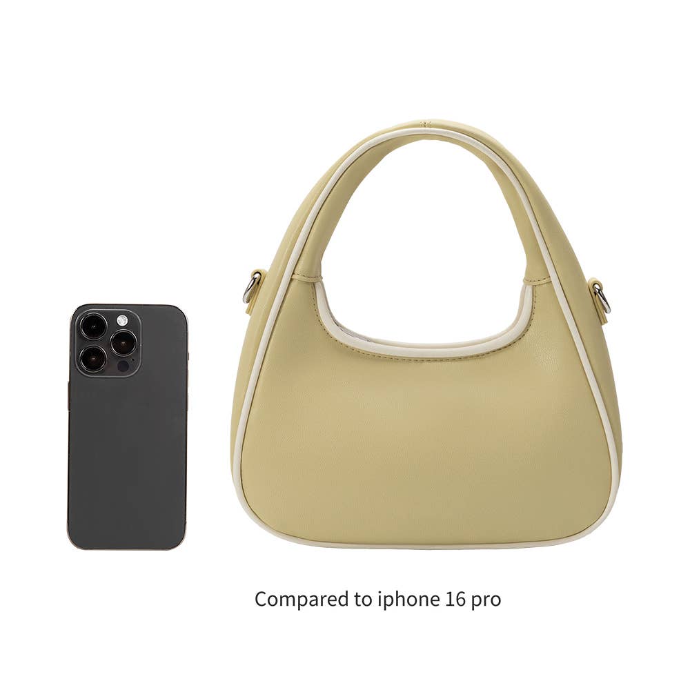 Sarita Structured Crossbody Bag in Black