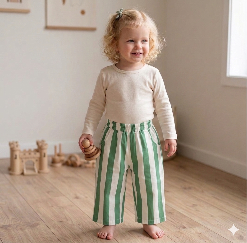 Mini Dutch | Striped Essential Pants